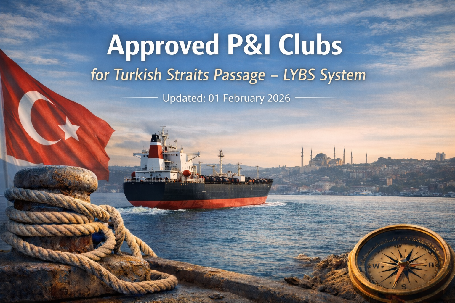 Approved P&I Clubs for Turkish Straits Passage